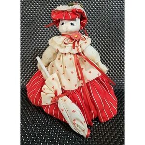 Vintage 1983 Just Ducky Ducks And Friends Cat Kitten Figurine Hearts Flowers